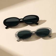 Solglasögon Shein 2pcs Boho Vintage Round Frame Fashion Daily Life Vacation