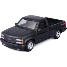 Maquetas Maisto 1993 Chevrolet 454 SS Pickup Truck Black 1/24 Diecast Model Car