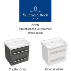Villeroy & Boch Allaskaappi Avento 567 x 520 x 447 mm Harmaa