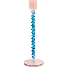 Villa Collection Kerzenhalter Villa Collection Styles 20.3 cm Blue-pink Kerzenhalter 20.3cm