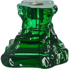 Kosta Boda Rocky Baroque Emerald Bougeoir 9.5cm