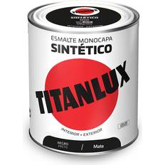 Syntetisk emaljfärg Titanlux 5809006 Svart 0.75L