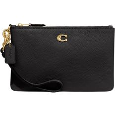 Coach Small Wristlet - Brass/Black