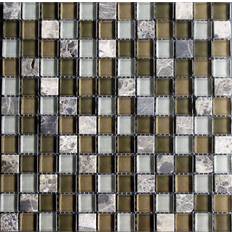 Wand Mosaik KNG Mosaikfliese Rustica Maxi 30 braun-beige Steinmaß: 0776108014 30x30cm