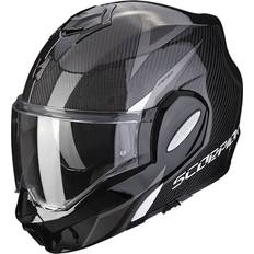 Scorpion klapphelm exo-tech evo top motorrad helm mit sonnenblende Top schwarz-weiß