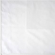 Tischdecke weiß zum Besticken 90x90cm
