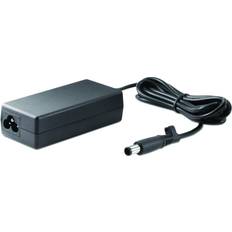 Computer power cable Compaq HP AC Adapter 19.5V 65W with Dongle includes power cable 65 W Notebook Netzteil, Schwarz