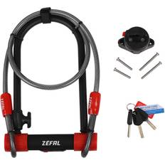 Zefal Lucchetti per Bicicletta Zefal Antitaccheggio u acier mm câble mmx120 nero rosso nero