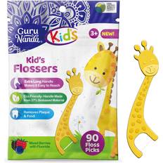 Flavoured Flosser Picks GuruNanda Kids Dental Floss Picks- Flavored with Count