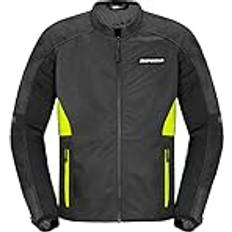 Naranja Chaquetas de moto Spidi Super Net, chaqueta textil color: Negro/Amarillo Neón tamaño: Hombre