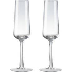 Denby Champagne Glasses Denby Natural Canvas Set of Two Champagne Glass 2pcs