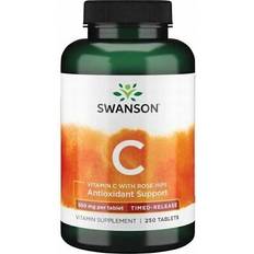 Swanson Vitamin C with Rose Hips Timed-Release, 500mg 250