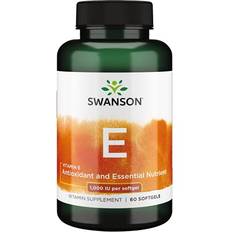 Vitamins & Supplements Swanson Vitamin E 1000iu Softgels 60 Softgels 60 pcs