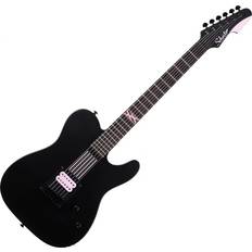 Musical Instruments Schecter Guitar Research Machine Gun Kelly Pt With Hot Pink Line Graphics Electric Guitar Satin Black