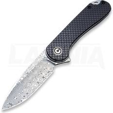 Civivi Elementum Linerlock Damascus Fickkniv