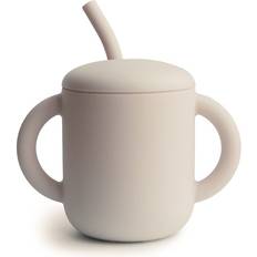 Training Silicone Cup With Straw  Sand 175ml