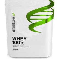 Body Science 2 x Proteinpulver Whey 100% 1 kg Naturell