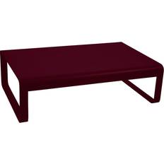 Aluminium Tables de Jardin Fermob Table Basse Bellevie - B9 Cerise Noire - Rouge