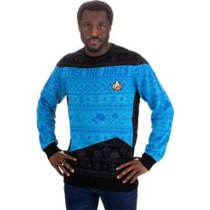 Star Trek Blue Christmas Sweater Black/Blue
