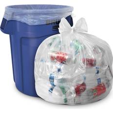 Aluf Plastics Plastics 20-30 Gallon Clear Trash Bags Huge 250