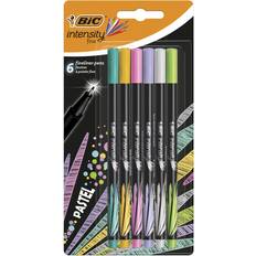 Bic Fineliners Bic Intensity Fineliner 6-Set Pastel Colors