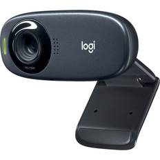 Logitech Logitech C310 HD Webcam, HD 720p/30fps, Widescreen HD Video Calling, HD Light Correction, Noise-Reducing Mic, For Skype, FaceTime, Hangouts, WebEx, PC/Mac/Laptop/Macbook/Tablet Black