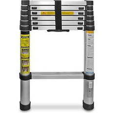 Aluminium Treppenleitern Eaxus 89140 Teleskopleiter Alu, bis 2 m, max. 150 Kg