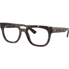 Unisexe Lunettes Ray-Ban LLOYD BIO-BASED Monture Havana Verres Incolore polarisé 54-21