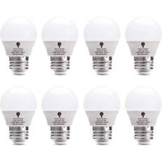 BLUEX BULBS 25-Watt Equivalent G14 Household Indoor LED Light Bulb in Warm White 8-Pack