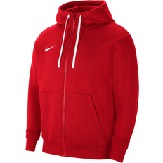 Fitness - Grau Oberteile NIKE Park Fleece Full Zip Sweat - University Red/White