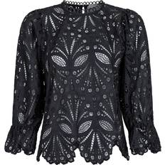 Adela embroidery blouse Neo Noir Adela Embroidery Blouse - Black