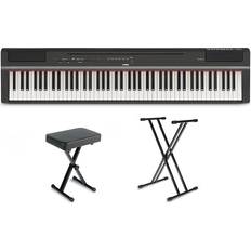 Stage & Digital Pianos Yamaha P-125A Digital Piano Keyboard Package Black Essentials Package