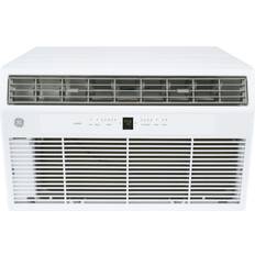 GE AKEQ14DCH 14000 BTU 208/230V Through Wall Air Conditioner with 10600 BTU Heater and Remote Control White Climate Control Air Conditioners Through White