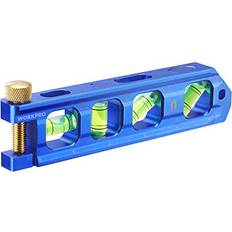 WORKPRO Magnetic Torpedo Pipe Bubble Vials Cobalt Spirit Level