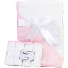 Baby Towels on sale 3 Stories Trading Company Hooded Baby Towel with Wash Cloth Bundle Pink Pink