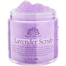 Organic Body Scrubs White Naturals Lavender Salt Scrub Gentle Exfoliating Face & Body Scrub