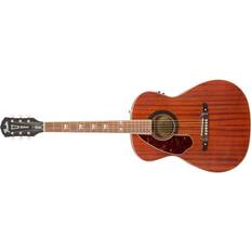 Fender Akustiska gitarrer Fender Tim Armstrong Hellcat Semiakustisk Vänsterhänt Gitarr Mahogny