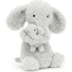 Elephant Soft Toys Jellycat Huddles Grey Elephant 26cm