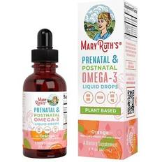 MaryRuth Organics Vitaminas y Suplementos MaryRuth Organics Gotas Líquidas Prenatales y Postnatales de Omega-3 Naranja 60 ml 60 pcs