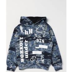 Kinderkleding Diesel Kids Hoodie Met Print - Blue