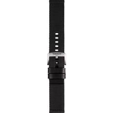 Lærred Armbåndsure Tissot 15 mm Canvasrem T852046769 Canvas Fabric Black 22 mm