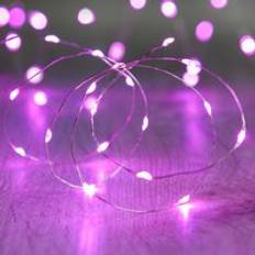 Pink String Lights & Light Strips Lights4fun 20 Pink Micro String Light