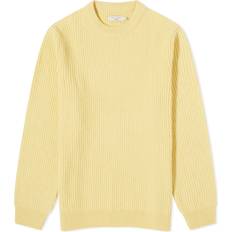 Nudie Jeans Jumpers Nudie Jeans Yellow August Sweater Citra