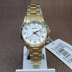 Casio LTP-V004G-7B Gold Ion Plated Band Analog
