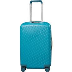 Expandable 22\" Carry-On Spinner Luggage