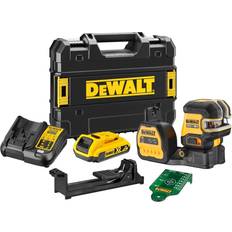 Dewalt krydslinjelaser Dewalt Selvnivellerende Krydslinjelaser DCE822D1G18-QW 12/18 V 1x2.0 Ah