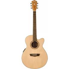 Washburn Strumenti Musicali Washburn WG7SCE-A-U Natural Chitarra Semiacustica Jumbo