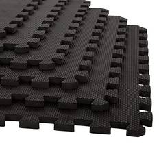 Flooring ‎Trademark Global EVA Foam Mat Tiles 8 Pack 32 SQ FT Interlocking Padding