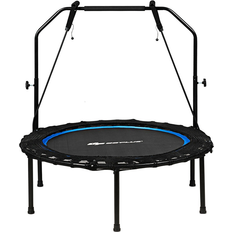 Goplus Foldable 40" Fitness Trampoline with Resistance Bands