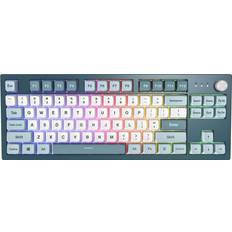 Montech MKey TKL Mechanische RGB-LED, Premium-MDA-PBT-Tastenkappe, Pro 2.0 Castle